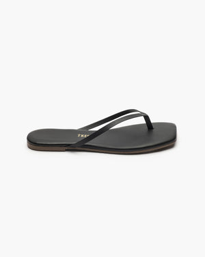Tkees Square Toe Flip Flop Sandal in Black