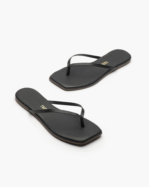 Tkees Square Toe Flip Flop Sandal in Black