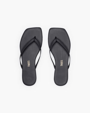 Tkees Square Toe Flip Flop Sandal in Black